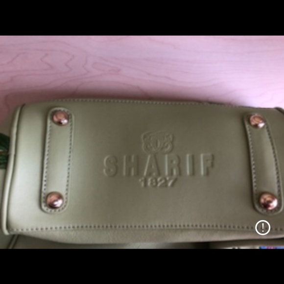 Sale! New Sharif Celadon Leather Embroidered Floral Bag & Vera Bradley Wallet - Picture 9 of 14